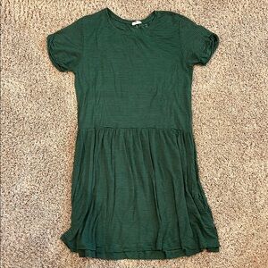 Green Striped Women’s Dress